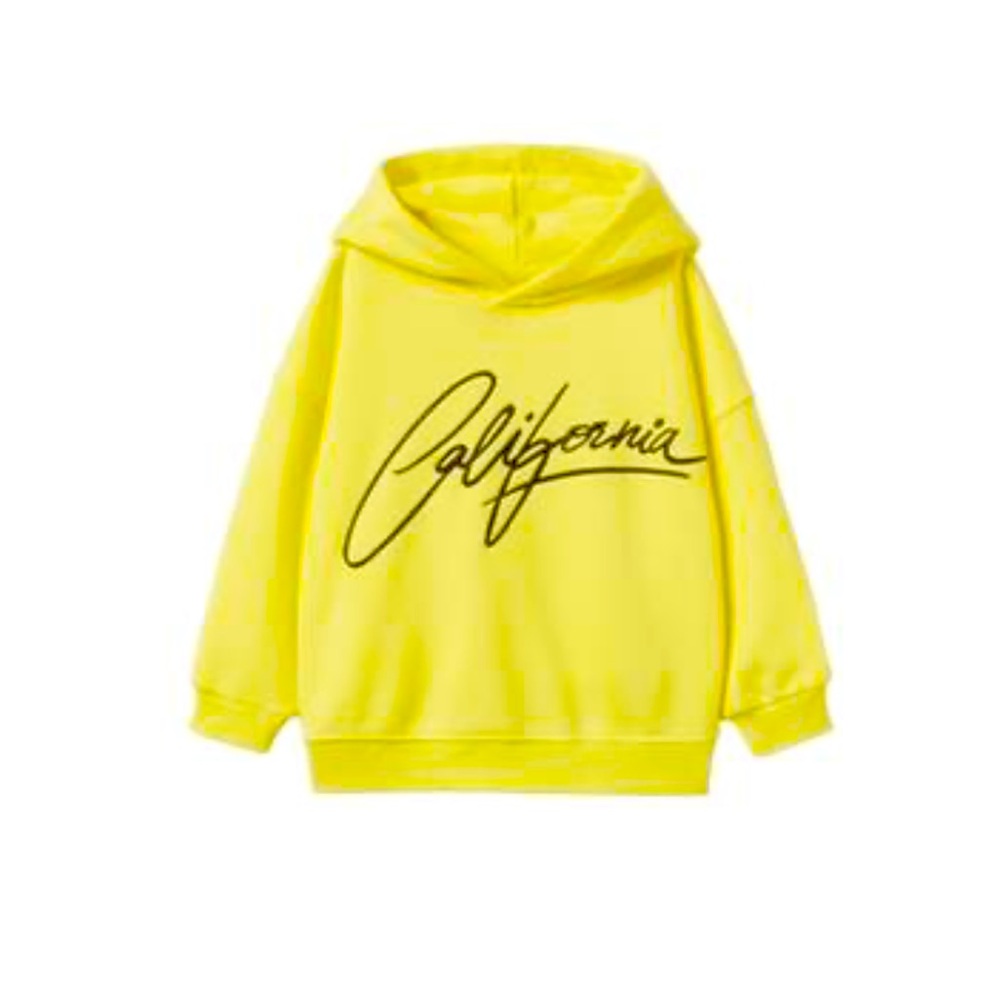 Zara Embroidered Hooded “California” Sweatshirt 2-3years